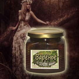 Варенье из сосновых шишек с шишками, превью